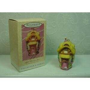 VINTAGE HALLMARK ORNAMENT-APPLE BLOSSOM LANE-#2 IN SERIES-EASTER COLLECTION-1996